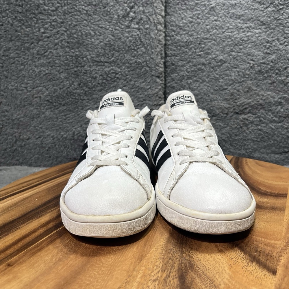 Adidas Men's Cloudfoam Advantage AW4294 White Casual Shoes Sneakers Size 8.5 - Picture 5 of 12